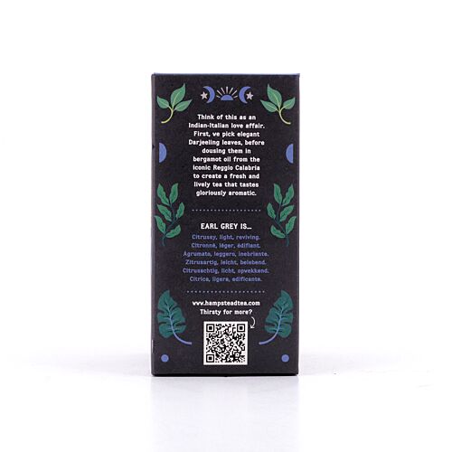 Hampstead Tea BIO Organic Earl Grey 20 Teebeutel 40 Gramm Produktbild