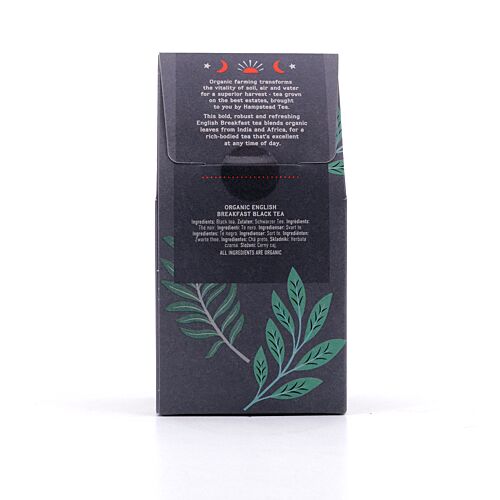 Hampstead Tea BIO Organic English Breakfast loser Tee 100 Gramm Produktbild
