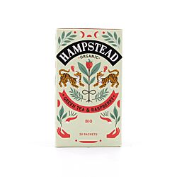 Hampstead Tea BIO Organic Green Tea & Raspberry 20 Teebeutel Produktbild