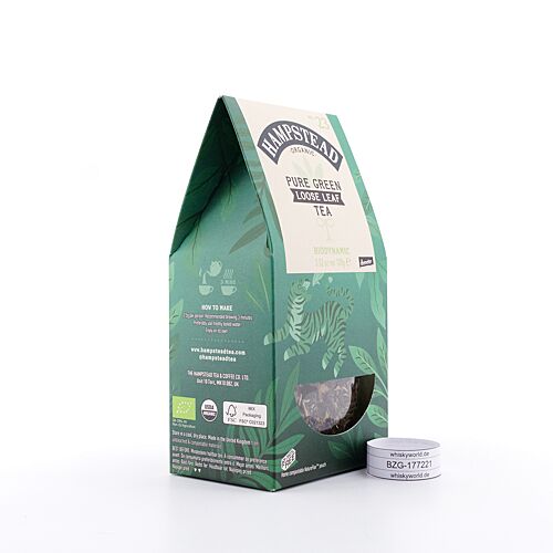 Hampstead Tea BIO Organic Green Tea loser Tee 100 Gramm Produktbild