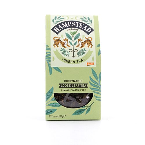 Hampstead Tea BIO Organic Green Tea loser Tee 100 Gramm Produktbild