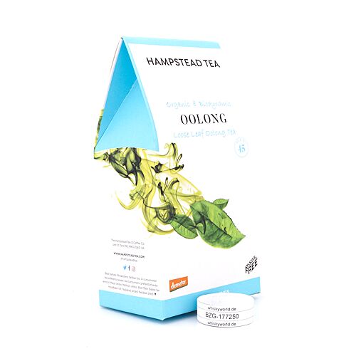 Hampstead Tea BIO Organic Oolong loser Tee im Spitzbeutel 50 Gramm Produktbild