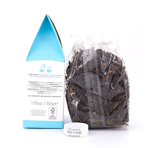 Hampstead Tea BIO Organic Oolong loser Tee im Spitzbeutel 50 Gramm Produktbild