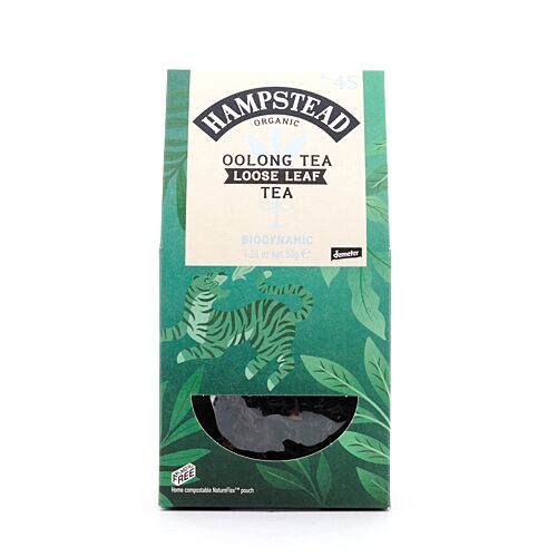 Hampstead Tea BIO Organic Oolong loser Tee im Spitzbeutel 50 Gramm Produktbild