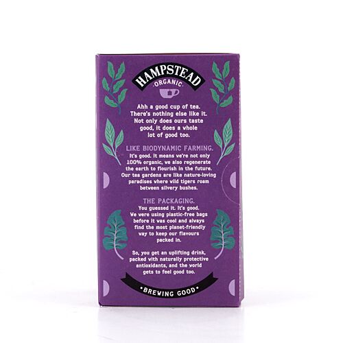 Hampstead Tea Focus Well 20 plastikfreie Teebeutel 40 Gramm Produktbild