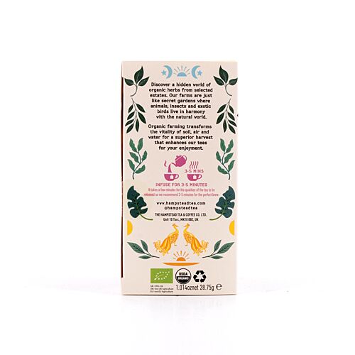 Hampstead Tea Organic Herbal Harmonies Selection aus 4 verschiedenen Tee`s 28,750 Gramm Produktbild