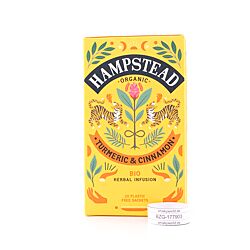 Hampstead Tea Turmeric & Cinnamon BIO 20 Teebeutel Produktbild