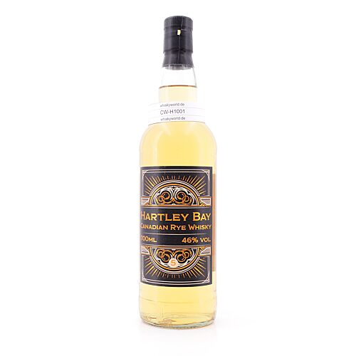 Hartley Bay Canadian Rye Whisky 5 Jahre 2 Jahre Caribean Rum Cask Finish 0,70 Liter/ 46.0% vol Produktbild