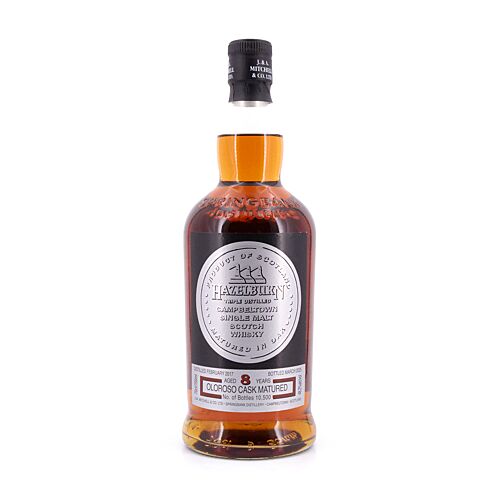 Hazelburn 8 Jahre Oloroso Cask 2017/2025  0,70 Liter/ 48.2% vol Produktbild