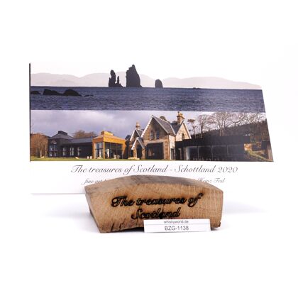 Heinz Fesl Panorama-Tischkalender 2020 Präsentationsständer The treasures of Scotland Ständer aus Single Malt Whisky-Fässern 1 Stück