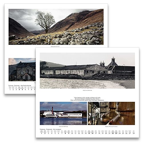 Heinz Fesl Panorama-Wandkalender 2025 From Scotland With Love  1 Stück Produktbild