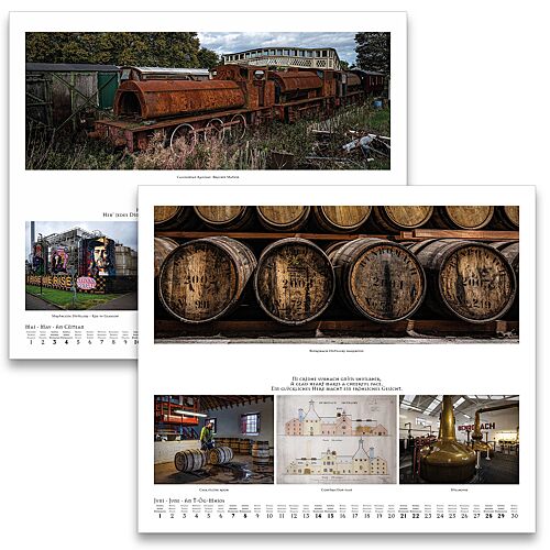 Heinz Fesl Panorama-Wandkalender 2025 From Scotland With Love  1 Stück Produktbild