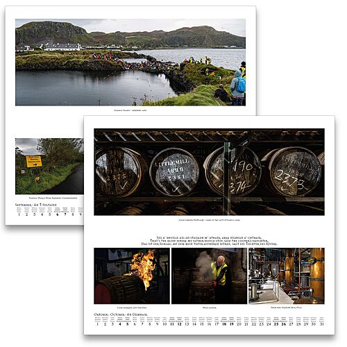 Heinz Fesl Panorama-Wandkalender 2025 From Scotland With Love  1 Stück Produktbild