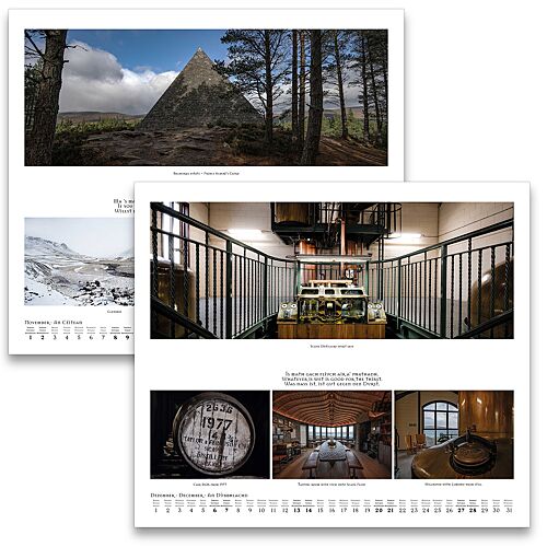 Heinz Fesl Panorama-Wandkalender 2025 From Scotland With Love  1 Stück Produktbild