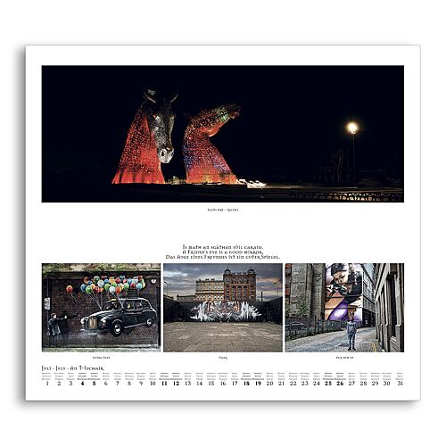 Heinz Fesl Panorama-Wandkalender 2026 A Dream Withim A Dream  1 Stück Produktbild