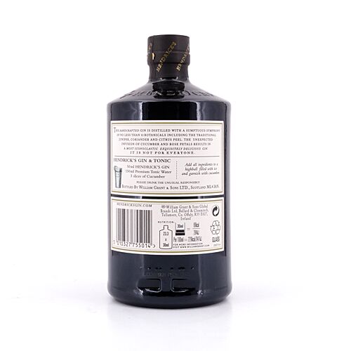 Hendrick's Gin Small Batch Gin  0,70 Liter/ 44.0% vol Produktbild