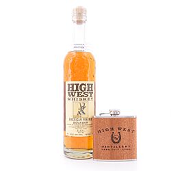 High West American Prairie Reserve Blend Of Straight Bourbons mit Flachmann Produktbild