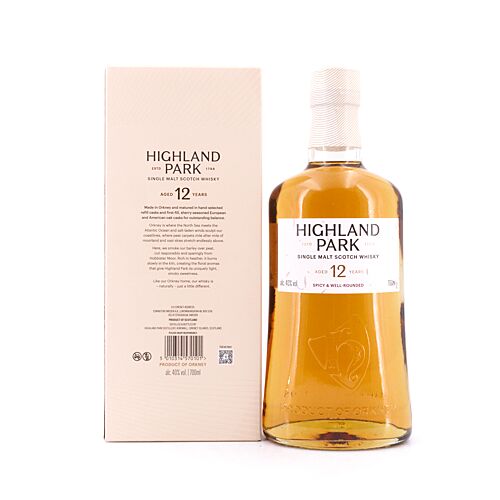 Highland Park 12 Jahre  0,70 Liter/ 40.0% vol Produktbild