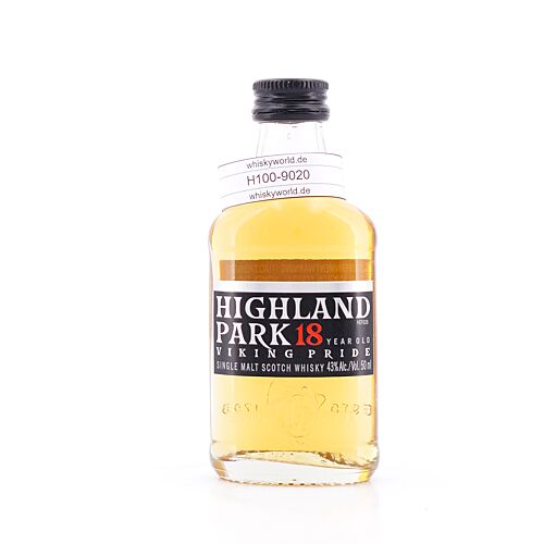 Highland Park 18 Jahre Miniatur 0,050 Liter/ 43.0% vol Produktbild