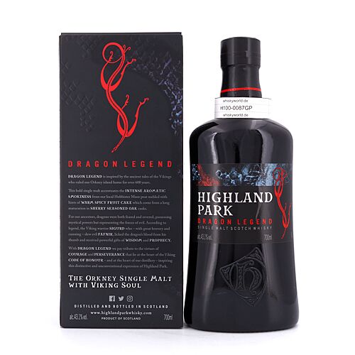 Highland Park Dragon Legend  0,70 Liter/ 43.1% vol Produktbild