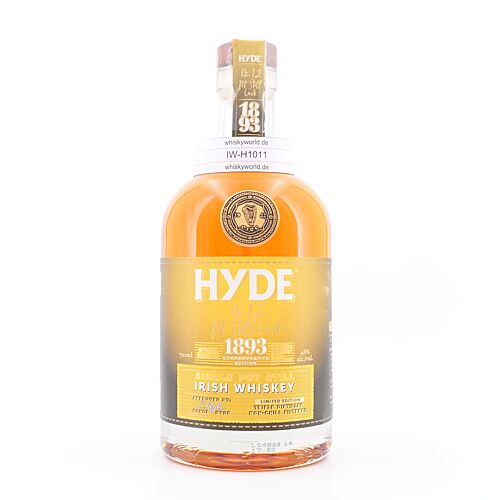 Hyde No. 12 Single Pot Still Irish Whiskey Bourbon & Sherry Cask Matured 0,70 Liter/ 46.0% vol Produktbild