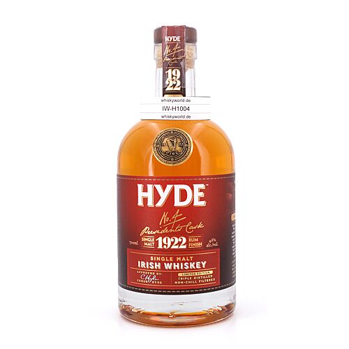 Hyde No. 4 Single Malt Rum finish  0,70 Liter/ 46.0% vol Produktbild