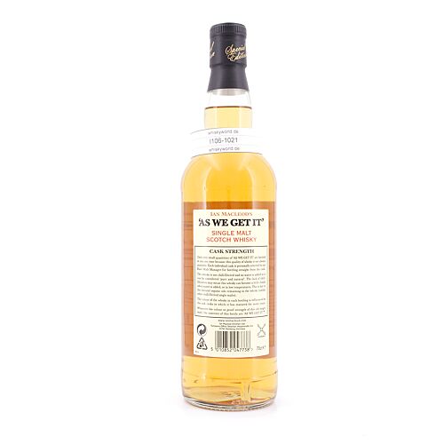Ian Macleod as we get it Highland Single Malt Cask strength Batch 1 0,70 Liter/ 60.4% vol Produktbild