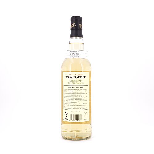 Ian Macleod as we get it Islay Single Malt Cask strength Cask strength 0,70 Liter/ 60.4% vol Produktbild