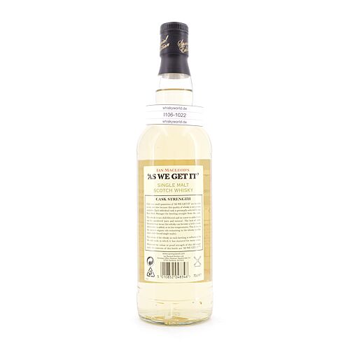 Ian Macleod as we get it Islay Single Malt Cask strength 0,70 Liter/ 60.4% vol Produktbild