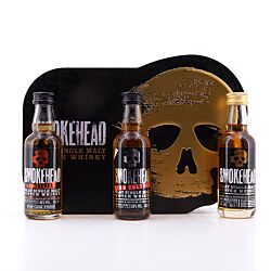 Ian Macleod Smokehead-Set Peated, High Voltage, Rum Rebel je 0,05l Miniaturen Produktbild