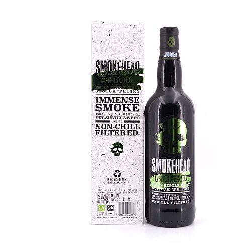 Ian Macleod Smokehead Unfiltered  0,70 Liter/ 46.0% vol Produktbild