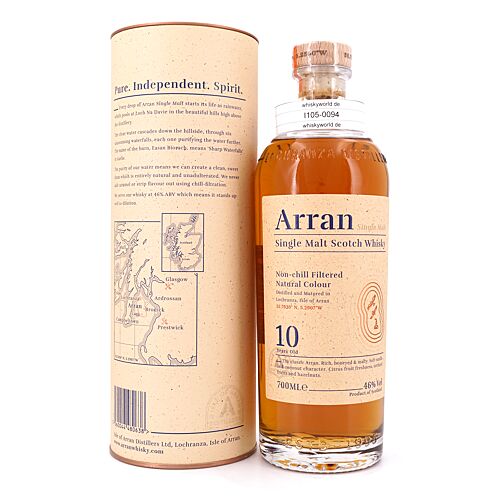 Isle of Arran 10 Jahre  0,70 Liter/ 46.0% vol Produktbild