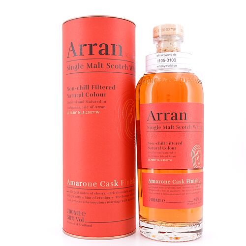 Isle of Arran Amarone Cask finish  0,70 Liter/ 50.0% vol Produktbild