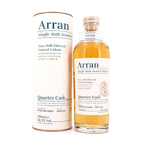 Isle of Arran Bothy Quater Cask Cask Strength 0,70 Liter/ 56.2% vol Produktbild