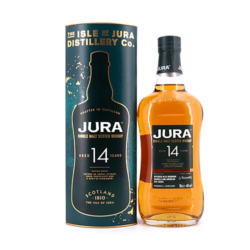 Isle of Jura 14 Jahre American Rye Cask Finish  0,70 Liter/ 40.0% vol Produktbild