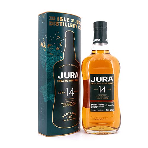 Isle of Jura 14 Jahre American Rye Cask Finish  0,70 Liter/ 40.0% vol Produktbild