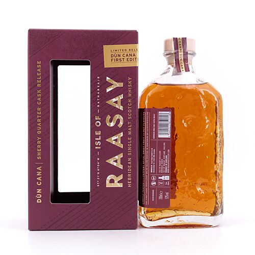 Isle of Raasay Dun Cana Sherry Quarter Cask  0,70 Liter/ 52.0% vol Produktbild