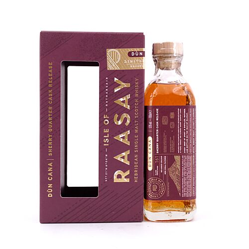 Isle of Raasay Dun Cana Sherry Quarter Cask  0,70 Liter/ 52.0% vol Produktbild