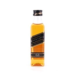Johnnie Walker 12 Jahre Black Label Miniatur Black Label PET-Flasche Produktbild