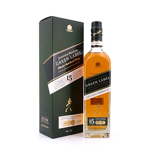 Johnnie Walker 15 Jahre Green Label 0,70 Liter/ 43.0% vol Produktbild
