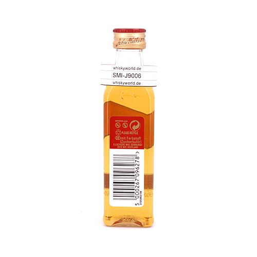 Johnnie Walker Red Label Miniatur PET-Flasche 0,050 Liter/ 40.0% vol Produktbild