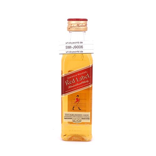 Johnnie Walker Red Label Miniatur PET-Flasche 0,050 Liter/ 40.0% vol Produktbild