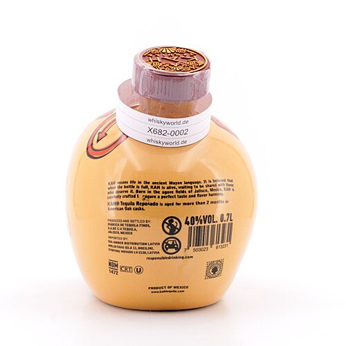KAH Tequila Reposado Keramikflasche 0,70 Liter/ 40.0% vol Produktbild
