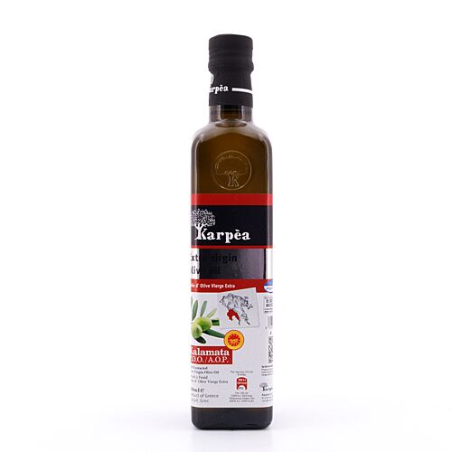 Karpea Kalmata Natives Olivenöl Extra Virgin P.D.O / A.O.P. 0,50 Liter Produktbild