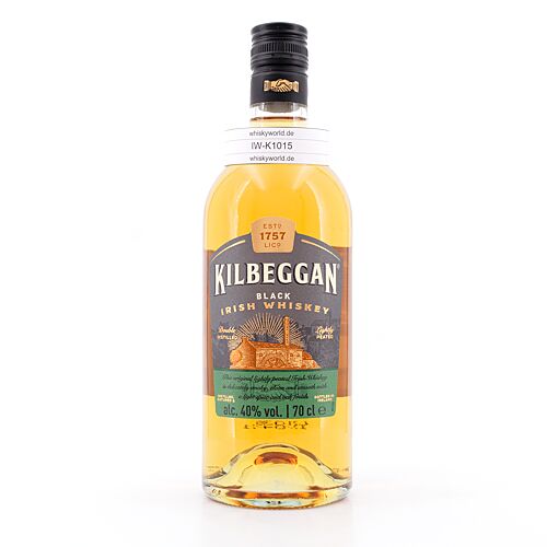 Kilbeggan Black Irish Whiskey  0,70 Liter/ 40.0% vol Produktbild