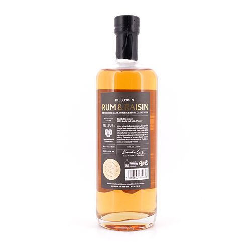 Killowen Single Malt Peated Rum & Raisin  0,70 Liter/ 55.0% vol Produktbild