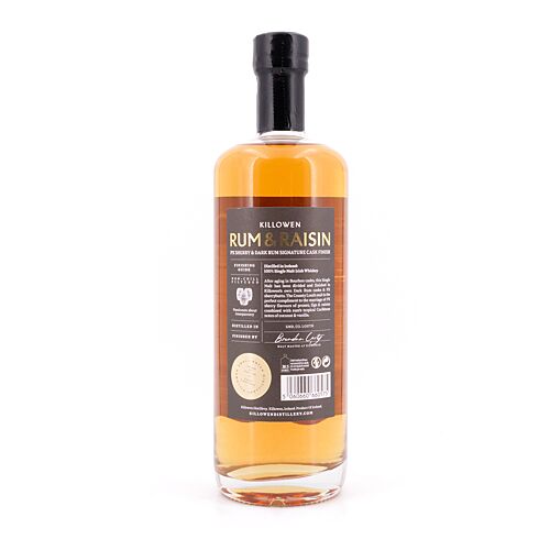 Killowen Single Malt Rum & Raisin  0,70 Liter/ 55.0% vol Produktbild