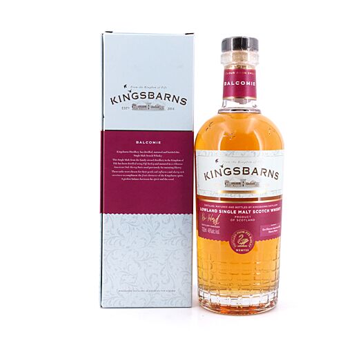 Kingsbarns Balcomie Ex-Oloroso American Oak & Sherry Butts 0,70 Liter/ 46.0% vol Produktbild