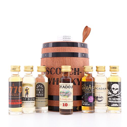 Kirsch Scotch Whisky Tasting Fass 7 x 0,02l 0,140 Liter/ 43.9 vol