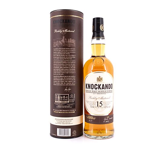 Knockando 15 Jahre  0,70 Liter/ 43.0% vol Produktbild